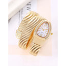 Relógio feminino em formato de Cobra