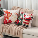 4pcs Merry Christmas Cushion Cover Home Decorations 2025 Christmas Ornament Pillow Case Xmas Navidad Gifts New Year Gifts 2026