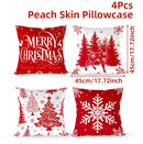 4pcs Merry Christmas Cushion Cover Home Decorations 2025 Christmas Ornament Pillow Case Xmas Navidad Gifts New Year Gifts 2026
