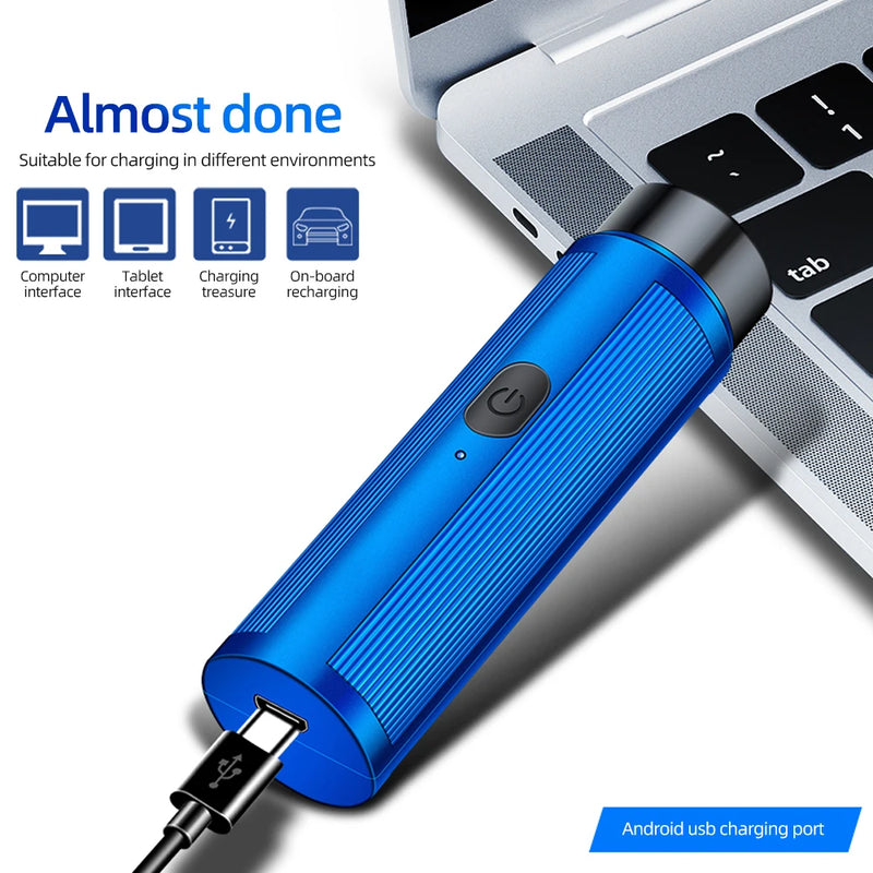 Mini barbeador elétrico masculino